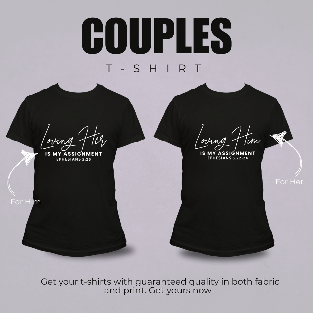 Short sleeve Couples T-shirt