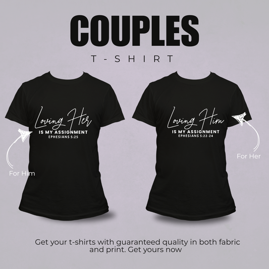 Short sleeve Couples T-shirt