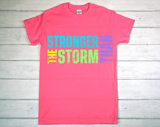Stronger than the Storm - Short sleeve T shirt