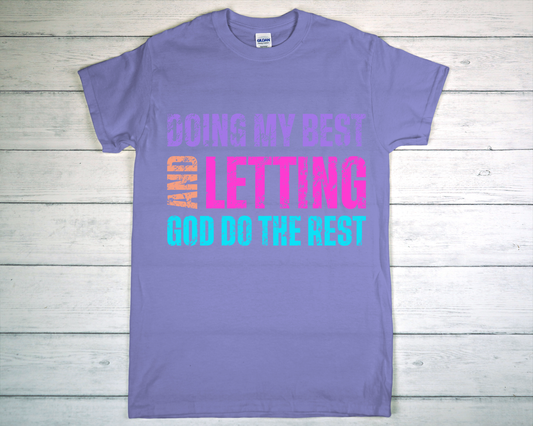 Doing My Best Short sleeve T shirt