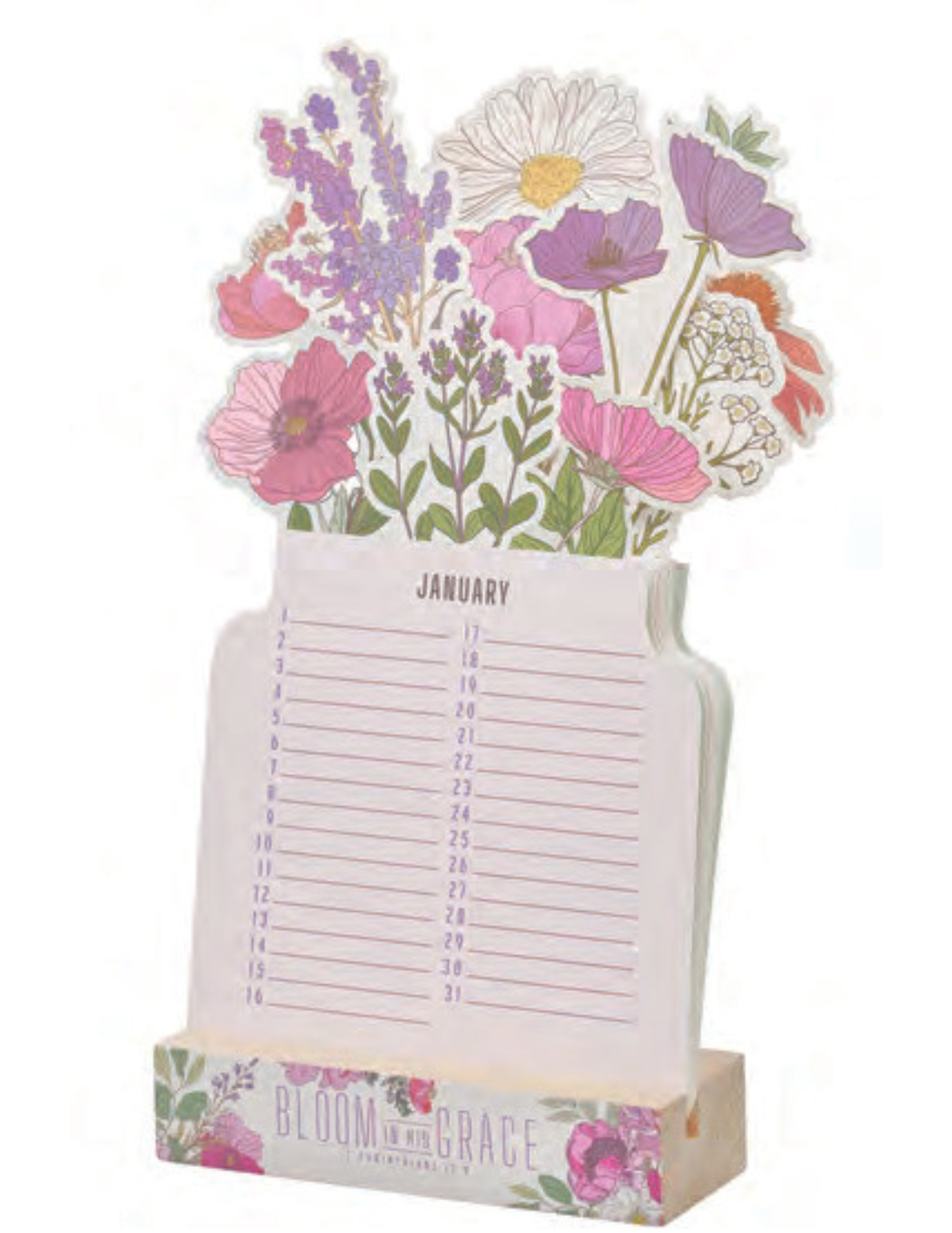 (Pre-order) Bloom in His Grace Flower Pot Special Days Calendar