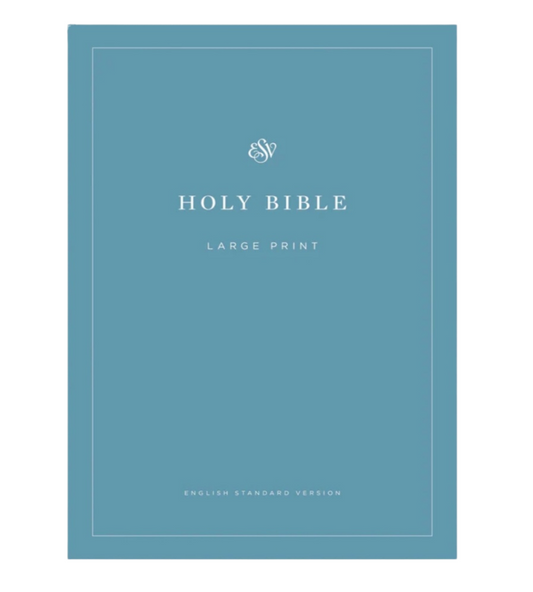 ESV Economy Bible Large Print Blue (Paperback)