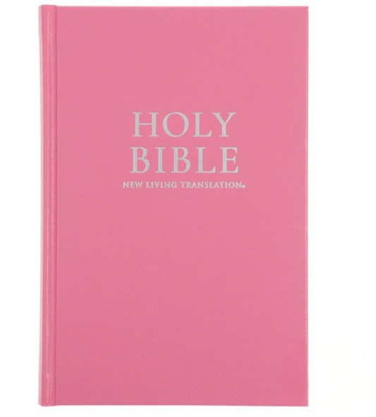 NLT Pink Hardcover Standard Bible