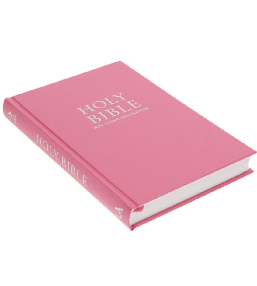 NLT Pink Hardcover Standard Bible
