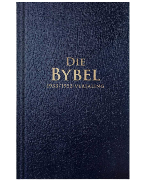 Afrikaans 1933/1953 Vertaling Swart Hardeband Bybel
